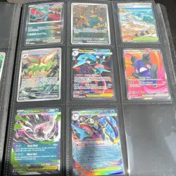 Pokemon TCG English Full Art 8 Card bundle Roaring Moon + more - Image 1