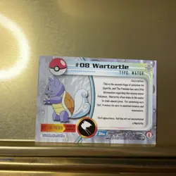 Topps Blue Label Pokemon Tv Animation Edition Card #8 Wortortle - Image 2