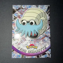 2000 Topps Pokemon Card #138 Omanyte TV Animation Series 3 - Image 1