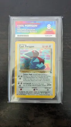 Cool Porygon Black Star Promo #15 Mint Holo Vintage WOTC 2000 Pokemon Card Ace 8 - Image 1
