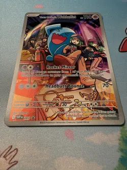 Team Rocket's Wobbuffet 203 Sv: Scarlet & Violet Promo Cards Holo - Image 2