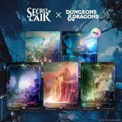 MTG Secret Lair x Dungeons & Dragons Lands of the Forgotten Realms FOIL - SEALED - Image 3