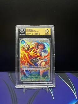 BGS 10 2025 ONE PIECE OP13-CARRYING ON HIS WILL #118 MONKEY D. LUFFY ALT ART ENG - Image 1