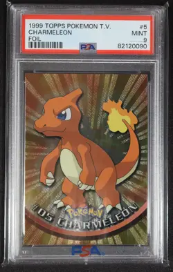 1999 Topps Pokemon TV Charmeleon Foil PSA 9 - Image 1