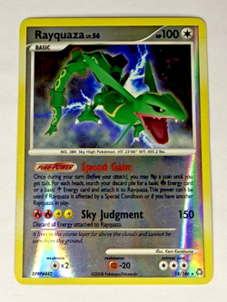 2008 Pokemon Legends Awakened Rayquaza 14/146 Reverse Holo MP - Image 2
