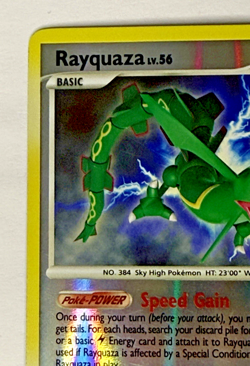 2008 Pokemon Legends Awakened Rayquaza 14/146 Reverse Holo MP - Image 3