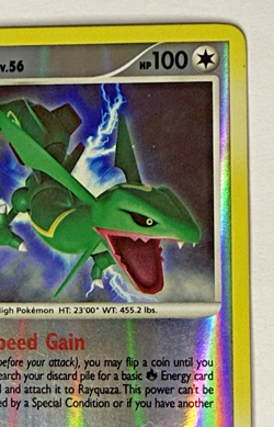 2008 Pokemon Legends Awakened Rayquaza 14/146 Reverse Holo MP - Image 4