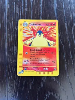 Pokemon Typhlosion 64/165 Rare Reverse Holo Expedition Base Set E-Reader 2002 MP - Image 1