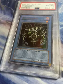 Yu-Gi-Oh 2003 Relinquished PSA 8 MINT SDP-001 1st Edition Pegasus Ultra Rare! - Image 4