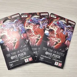 Bandai ONE PIECE Card Game OP-16 Time of Battle English Booster Pack Lot 3x12 - Image 2