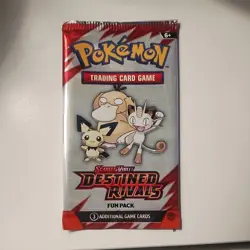 1x Pokemon Scarlet & Violet Destined Rivals Fun Booster Pack Factory Sealed - Image 1