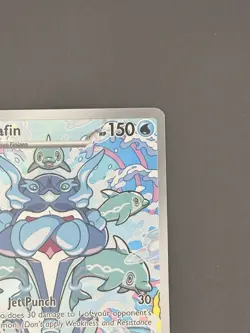 Pokemon TCG Palafin Illustration Rare Full Art Holo Card Obsidian Flames 200/197 - Image 2