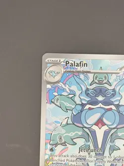 Pokemon TCG Palafin Illustration Rare Full Art Holo Card Obsidian Flames 200/197 - Image 5