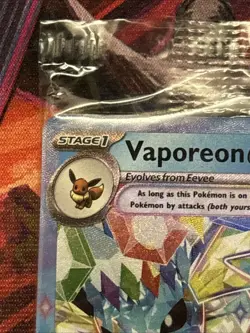 Pokemon TCG Vaporeon EX 023/131 Holo Prismatic Evolutions Stamped Promo Sealed - Image 3
