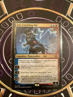Ral Crackling Wit Planeswalker Bloomburrow MTG Regular Card 0230 Near Mint - Image 1