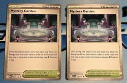 In-Hand 2x NM Mystery Garden Stadium Pokemon Mega Evolution 122/132 Ships Quick! - Image 1