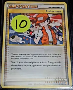 Pokemon TCG Fisherman HeartGold SoulSilver 92/123 Regular Uncom English 2010 LP - Image 1