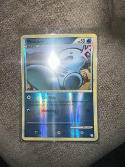 Pokemon TCG Wooper Reverse Holo Heartgold Soulsilver Card 88/123 Regular LP - Image 2