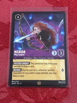 Disney Lorcana Attack Of The Vine! - Merida - Wisp Conjurer - 50/207 Legendary - Image 1