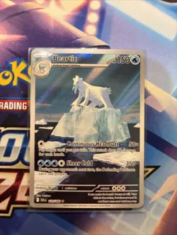 Pokemon TCG Beartic Illustration Rare Black Bolt Near Mint Condition 110/086 - Image 1