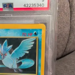 Articuno Fossil Holo 2/62 1st Edition Pokemon Graded PSA 9 - Image 2