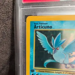 Articuno Fossil Holo 2/62 1st Edition Pokemon Graded PSA 9 - Image 3