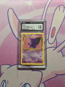 1999 Pokemon Fossil Gengar #20/62 CGC 10 Mint Gem Graded CLEAN RARE 👻 - Image 1