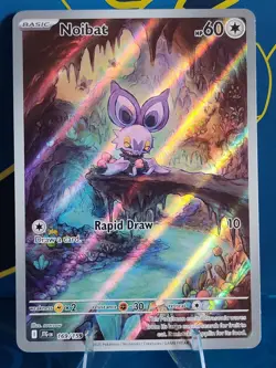 Pokemon TCG Noibat 169/159 Journey Together Illustration Rare - Image 3