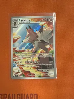 Lycanroc 166/159 Journey Together Illustration Rare Pokemon TCG Card - Image 1