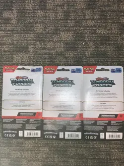 Pokemon TCG Temporal Forces -Scarlet & Violet-Temporal Forces-x3 Packs! - Image 2