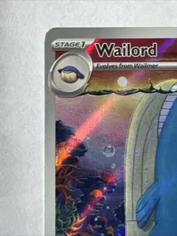 Wailord 162/159 Illustration Rare Pokemon TCG Journey Together NM - Image 3