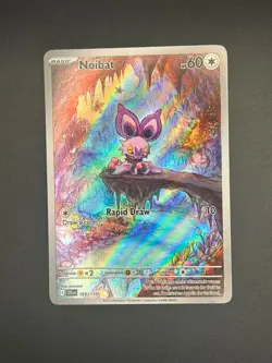169/159 Noibat Illustration Rare - Pokemon TCG: Journey Together - Near Mint/M - Image 1