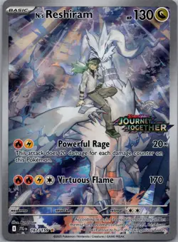 N's Reshiram - (Journey Together Stamped) 167/159 Pokemon TCG Holo IR - Image 1