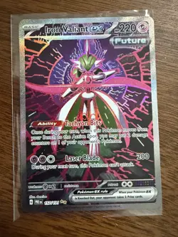 Pokemon TCG Iron Valiant EX Special Illustration Rare Sir Prismatic Evolutions - Image 1