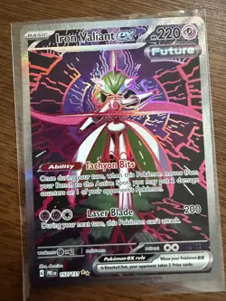 Pokemon TCG Iron Valiant EX Special Illustration Rare Sir Prismatic Evolutions - Image 3