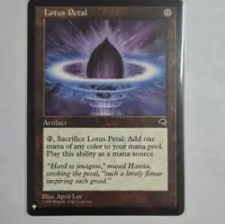 Magic: The Gathering Lotus Petal Tempest Uncommon Regular EN 1997 Artifact - Image 1