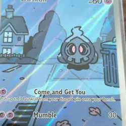 Pokemon TCG Duskull 068/064 SV Shrouded Fable Illustration Rare Holo EN - Image 4