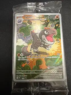 SEALED Tyrunt Pokemon Center Promo Stamped Exclusive Card - Image 1
