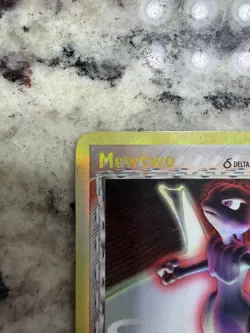 Mewtwo 12/113 EX Delta Species Stamped Reverse Holo Pokemon Card 2005 LP - Image 2