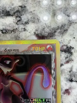 Mewtwo 12/113 EX Delta Species Stamped Reverse Holo Pokemon Card 2005 LP - Image 3