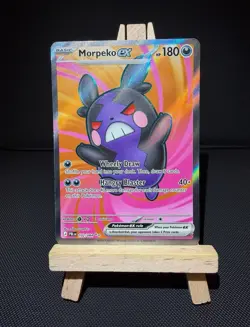 Pokemon TCG Morpeko ex 102/084 New Pitch Black Ultra Rare Holo English Card - Image 1