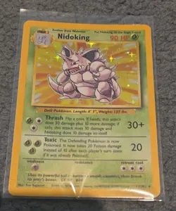 Pokemon TCG Nidoking Base Set 11/102 Holo 1999-2000 Wizards Rare - Image 1