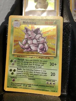 Pokemon TCG Nidoking Base Set 11/102 Holo 1999-2000 Wizards Rare - Image 2