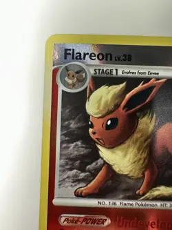 Flareon Rare Reverse Holo Rising Rivals 19/111 LP Pokemon card TCG - Image 3