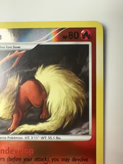 Flareon Rare Reverse Holo Rising Rivals 19/111 LP Pokemon card TCG - Image 4