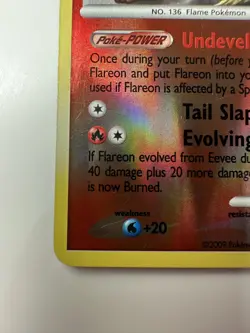 Flareon Rare Reverse Holo Rising Rivals 19/111 LP Pokemon card TCG - Image 5