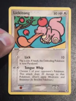 POKEMON TCG CARD LICKITUNG 37/112 EX FIRERED & LEAFGREEN NM/VLP - Image 4