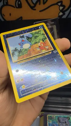 Marill 11/18 Southern Islands Reverse Holo Rare Pokemon Card TCG NM SWIRL! - Image 3