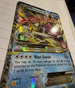 Pokemon TCG Breakpoint Mega M Gyarados EX Ultra Rare Holo Card 27/122 - Image 4