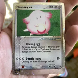 Pokemon TCG Ruby & Sapphire Chansey EX Holo Ultra Rare Card 2003 96/109 - Image 1